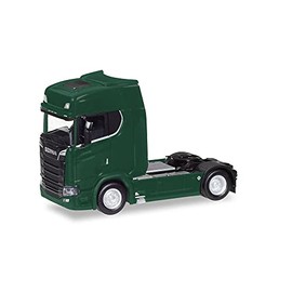 Herpa Scania CS HD V8 307468-004 Tractor with Sun Visor Dark Green 1:87