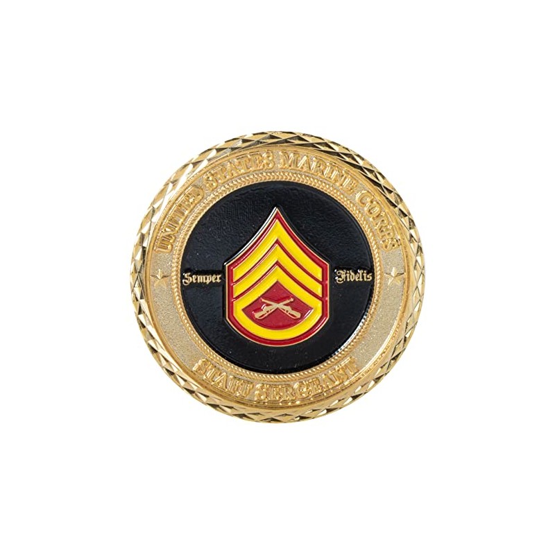 United States Marine Corps USMC Staff Sergeant Rank Military Challenge