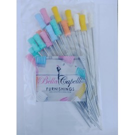 Bolsa de 25 filtros de metal natural para reloj de arena (4,5 pulgadas de largo)