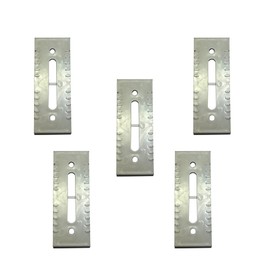 Quest Manufacturing Cable Tray ABS Fixer Top, Pack of 5 Pcs, 6mm, Gray (CT0043-5)