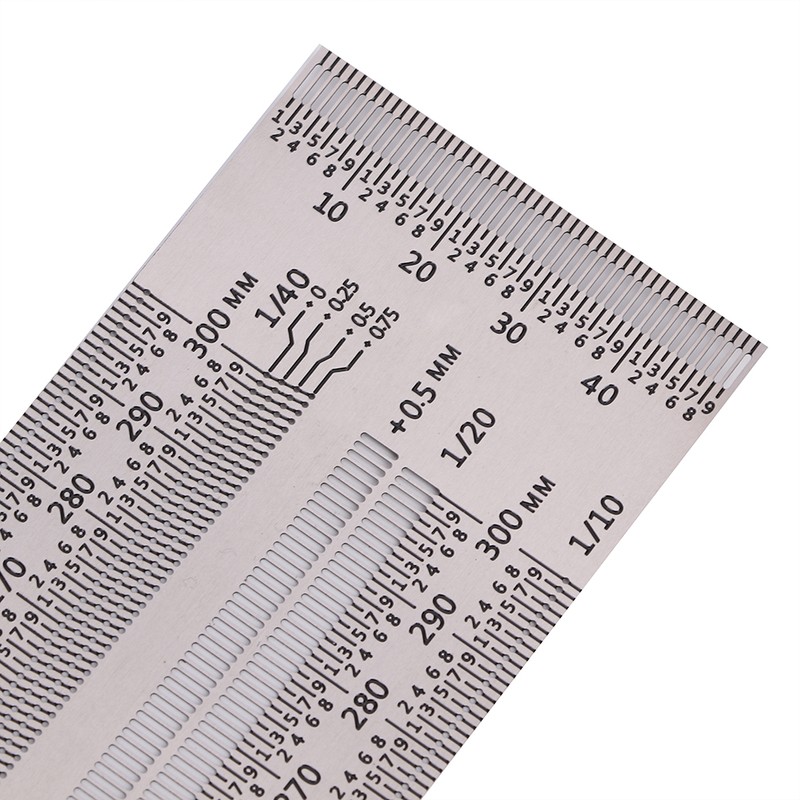 Woodworking Ruler Right Angle Stainless Steel Line Locator Carpenter Measuring