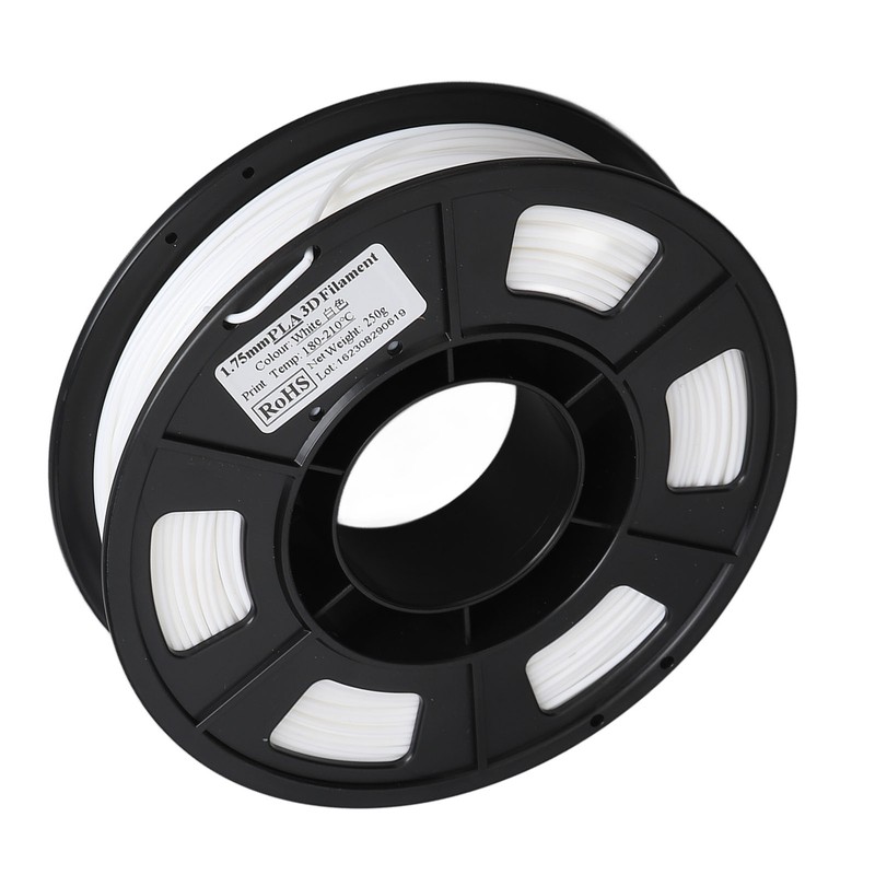 3D Printer Filament White 1.75mm 8.8oz Net Weight 180 to