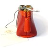 Sonnenleder High-Quality Pencil Case "KAFKA" Colour: Red/Orange *Genuine Leather*