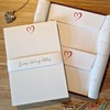 Me Loovely Love Heart Letter Writing Set A5 Size Stationery