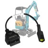 Obd2 Adapter 382426 for KUBOTA 4pin OBD1 to 16pin OBD2