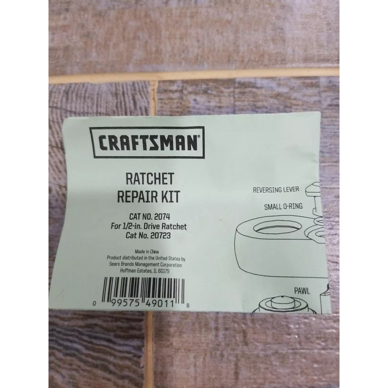 Craftsman Ratchet Repair Kit 2074 1/2" Drive 75 Tooth Quick