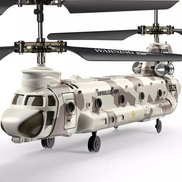 Remote Control Helicopter, S52H Military Transport RC Helicopter with Altitud...
