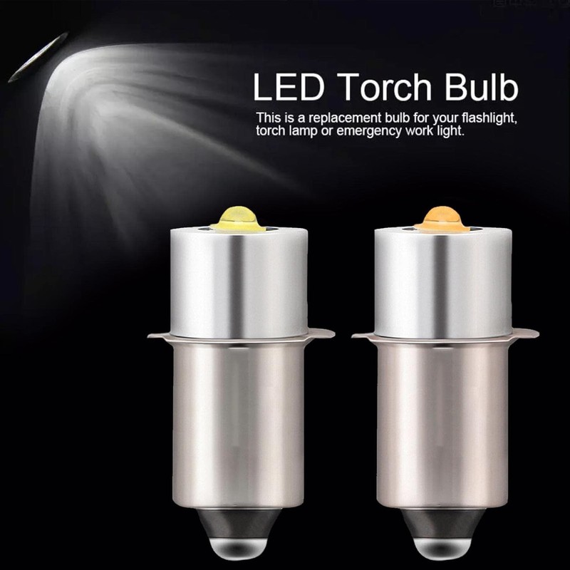 1PC P13.5S Mag Light LED Bulb 3-6 C&D Cells Torch