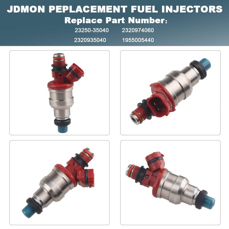 JDMON Compatible with Fuel Injectors Toyota 4Runner Pickup DLX SR5