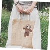 Toyvian Sloth Keychain Backpack Pendant Plush Keychain Charm Bag Hanging