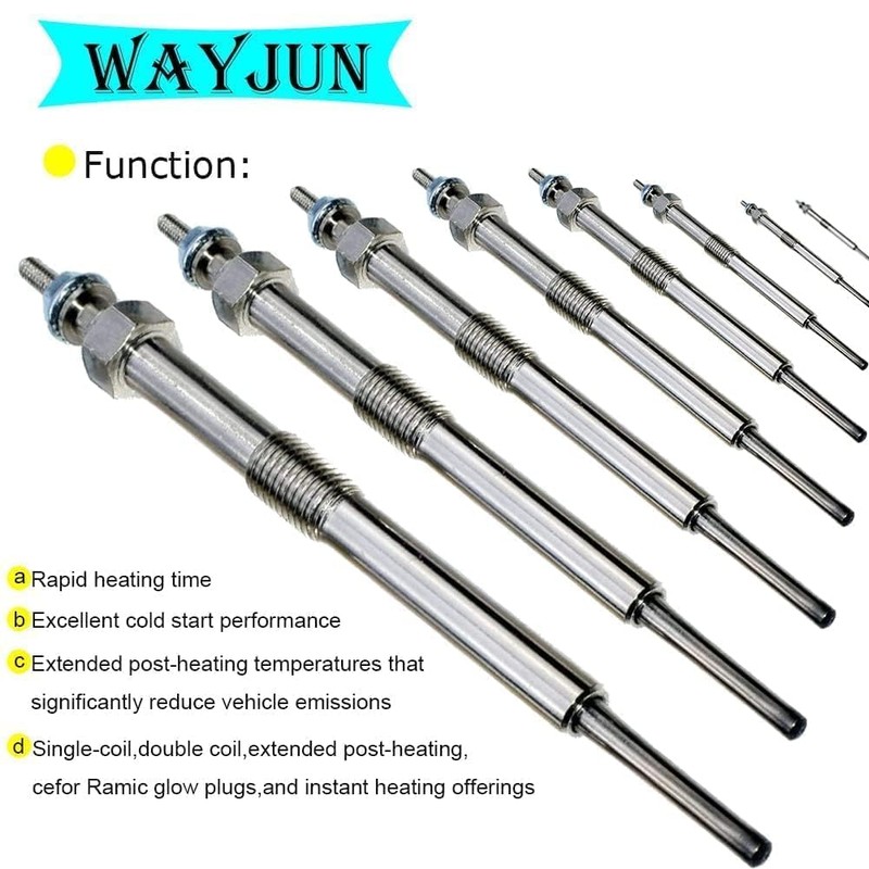 WayJun 12639701 97364968 8PCS Glow Plugs 9G Compatible with Chevy