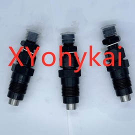 XYo 131406360 SBA131406360 Inyector de combustible compatible con tractor New Holland 1320 1520 1530 1620 1715 1720 1725 1920 1925 (paquete de 3)