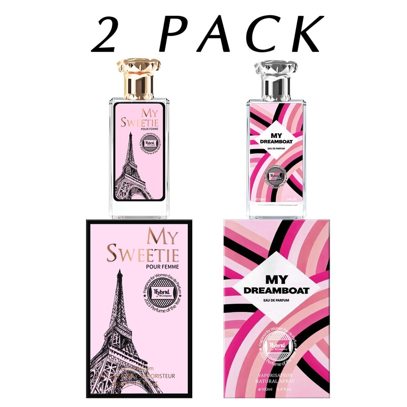 Hybrid & Company Women 2 Pcs Attractive Perfume Natural Spray