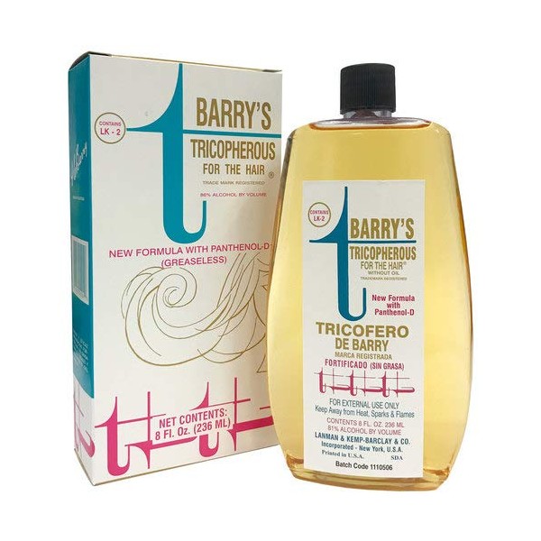 Barry's Tricopherous for the Hair Greaseless 8oz (2Pack)