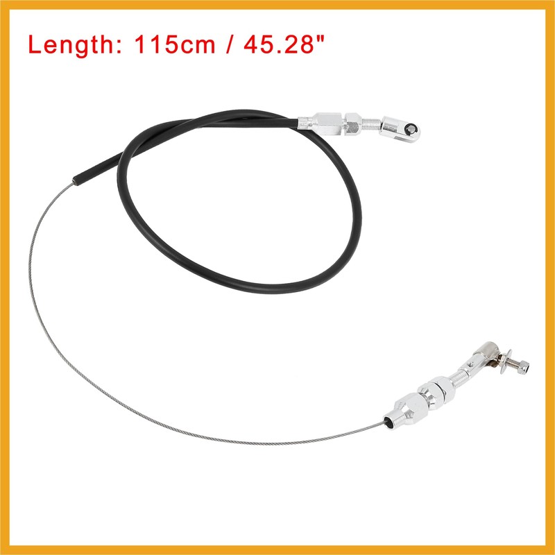 Partuto 24 Inch Car Universal Throttle Cable Rubber Housing Rod