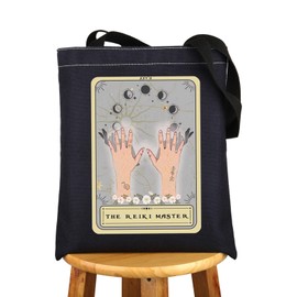 G2TUP Reiki Master Tote Bag Reiki Master Tarot Gifts Reiki Therapist Gift Reiki Healer Tote Bag Reiki Chakra Healing Gifts (The Reiki CA)