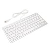 Mini Keyboard Mini Ultra Thin 78 Keys USB Wired Keyboard
