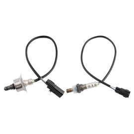 HQPASFY Sensor de oxígeno O2 aguas arriba aguas abajo 2 piezas compatibles con Hyundai Tucson Sonata Santa Fe KIA Forte Optima Rondo Sorento Sportage 2.0L 2.4L Reemplazo# 234-5029, 234-4238