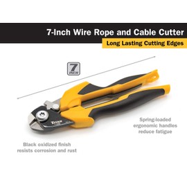 Titan 11468 7-Inch Wire Rope and Cable Cutter