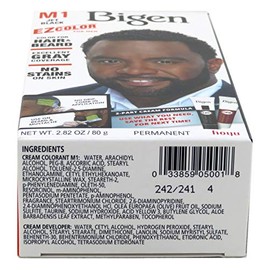 Bigen Ez Color para hombres Jet Negro Kit (3 unidades)