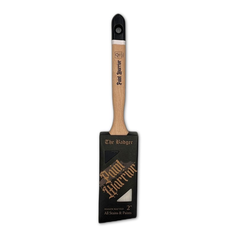 PAINT WARRIOR BADGER ANGLE PAINT BRUSH 2"