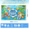 BlissYard Hello Summer Banner 71 x 43 Inches Welcome to