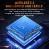 2 in 1 Magnetic Dual Splittable BT5.3 Speaker, IPX6 Waterproof