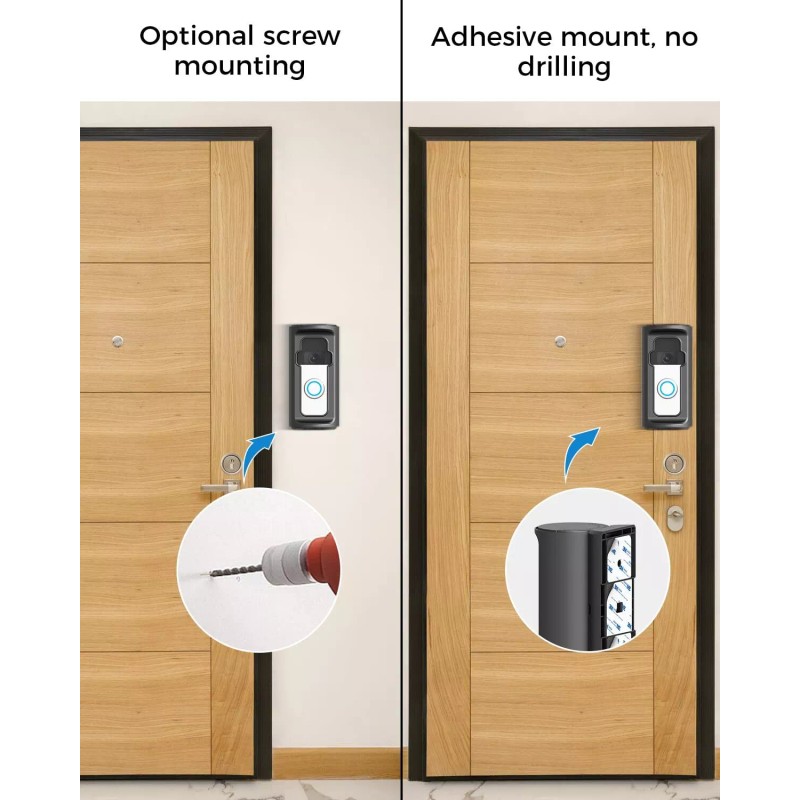 KMOUANTS Adjustable Angle Mount for Ring and Blink Video Doorbells