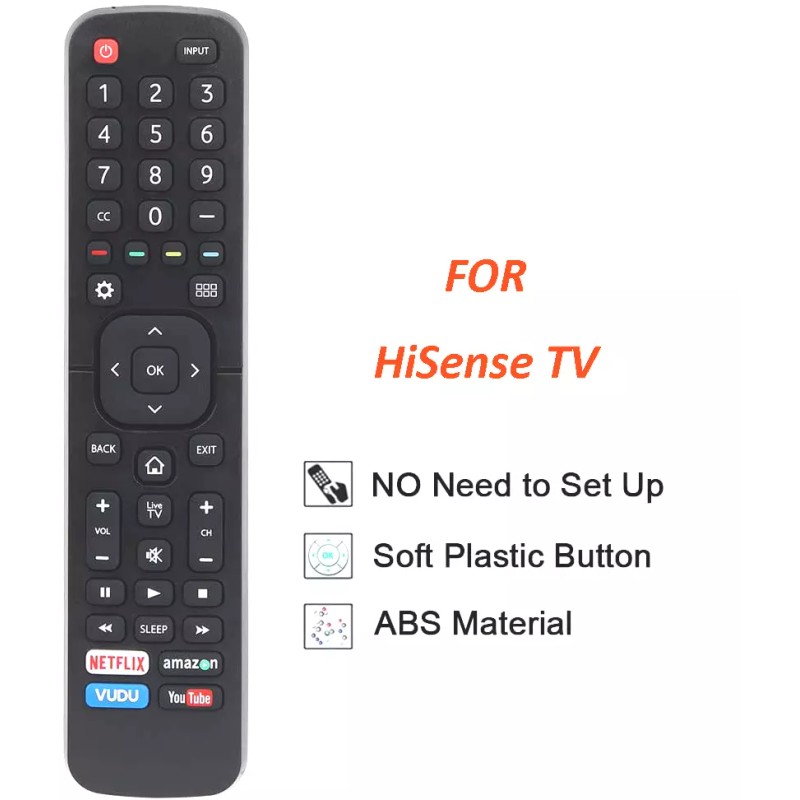 Unbranded Replace Remote for Hisense Android Smart TV EN2C27 EN2D27