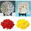 FireAngels Craft Material Mosaic Tile, Micro Glass Tiny Mini Mosaic