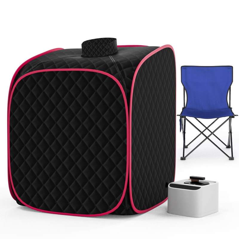FniOk Portable Steam Sauna at Home, 9 Levels Heating, Sauna