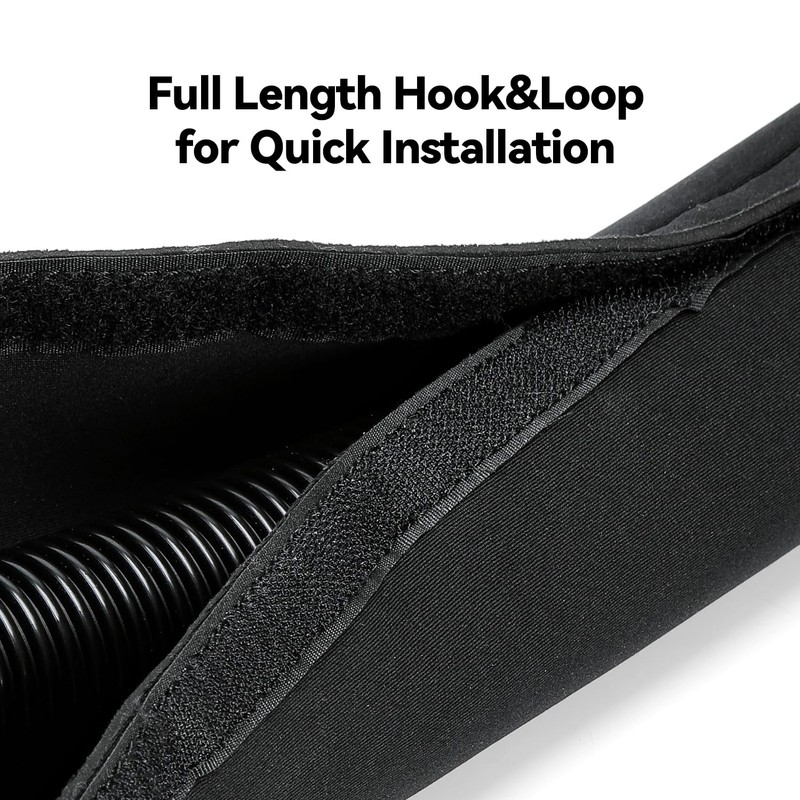 CCTIVED 5.9 Ft Neoprene Shop Vacuum Hose Cover, Wrap-Around Anti-Scratch