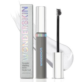 Wonderskin Wonder Blading - Gel para cejas transparente, de larga duración, ligero y voluminizador