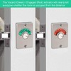 Stainless Steel Bolt Lock Indicator Show Vacant for Bathroom Toilet