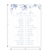 InvitationHouse 24 Blue Floral Bridal Shower Games (Would She Rather)