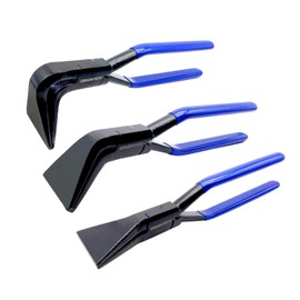 ORIGINTECH 3-Piece Hand Seamers Sheet Metal Tools, Straight, 45°, and 90° Metal Bending Pliers, Metal Bender Tool
