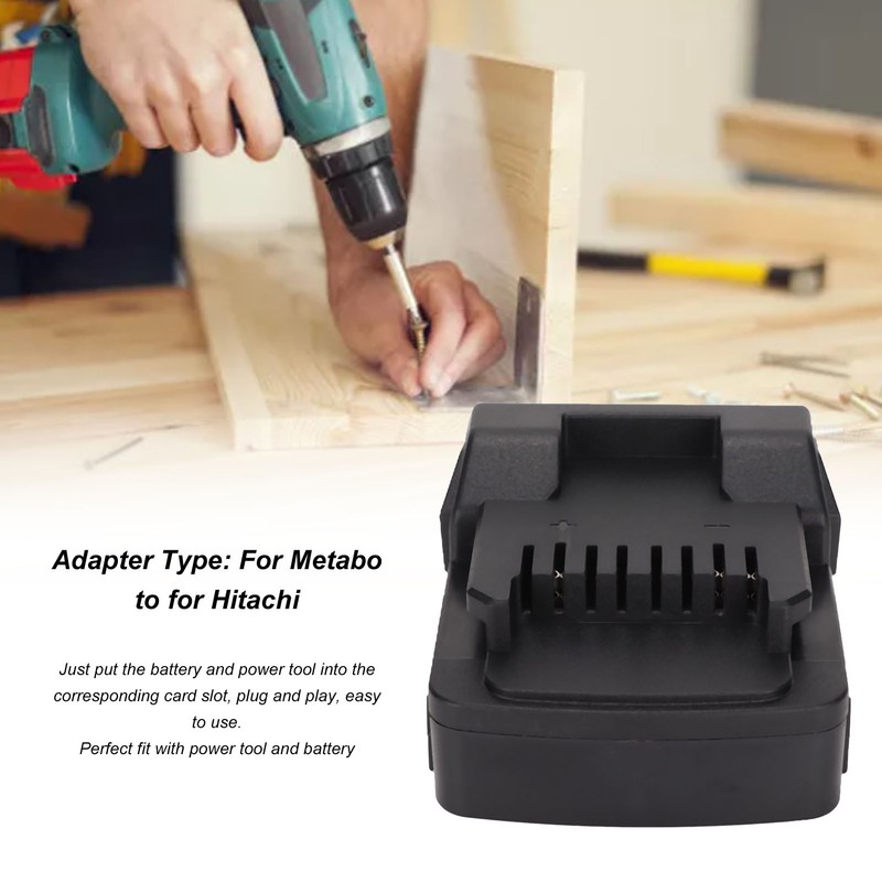Battery Adapter for Metabo to for Hitachi 18V Lithium Battery