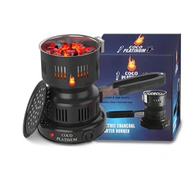 Coco Platinum Multi-Use Charcoal Burner 650W – Starter for BBQ – Smart Heat Control