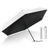 Parasol, Ultra Lightweight, 4.6 oz (118 g), Ultra Lightweight, UV Protection, 100% Total Light Blocking, Heat Blocking, Folding Umbrella, Compact, Folding Parasol, UV Protection, Windproof, Water