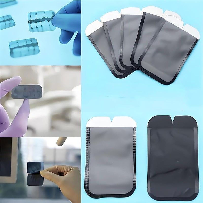 EASYTODENTA Dental X-Ray Barrier Envelopes 100pcs Phosphor Plate Envelope for