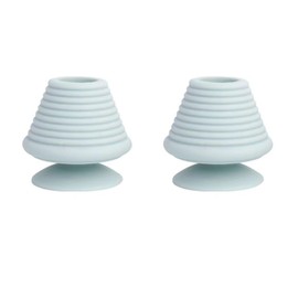 DEVENTORZ Rubber Stopper, Bath Stopper, Set of 2, Rubber Stopper for Bath, Bathtub, Tub Drain Part, Flexible, Durable, Soft, Bath Stopper, Drain Stopper, Washstand, Bathtub Kitchen Drain Stopper (Blue