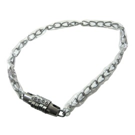 SAGISAKA 43486 Bicycle Key Dial Chain Lock 19.7 inches (50 cm) Clear