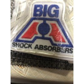 4 Vintage Auto Parts Patches - Hummin Cummin,cherry bomb,Big A. And Maremont .