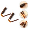FOMIYES 2pcs Travel Folding Comb Portable Hair Brush for Men