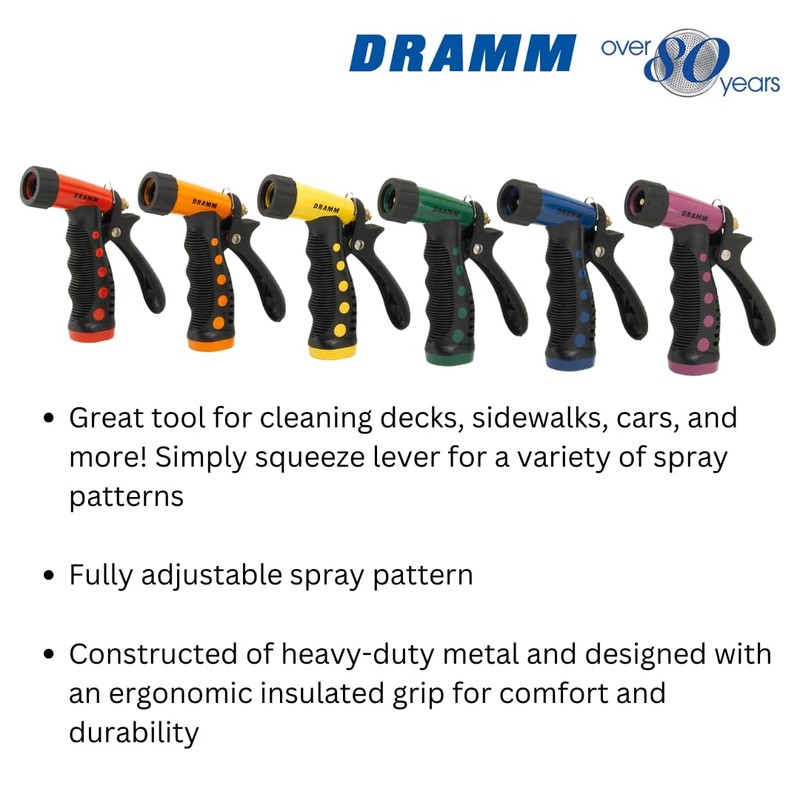 Dramm Dramm ColorStorm Premium Pistol Spray Nozzle for Garden Hose