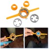 Mesee 6 Pieces Ratchet Pipe Threader Kit, PVC Tap and