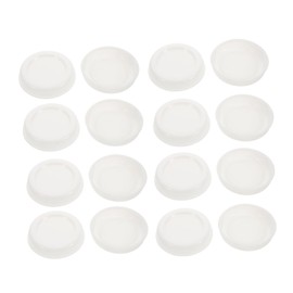 DOITOOL 30pcs Plastic Tubes White Caps for Craft Projects Mailing and Poster Storage Sturdy Cardboard Craft Tubes for Packaging and Transport