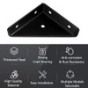 Corner Brackets 66mm x 66mm Triangle Corner Braces Connector Metal
