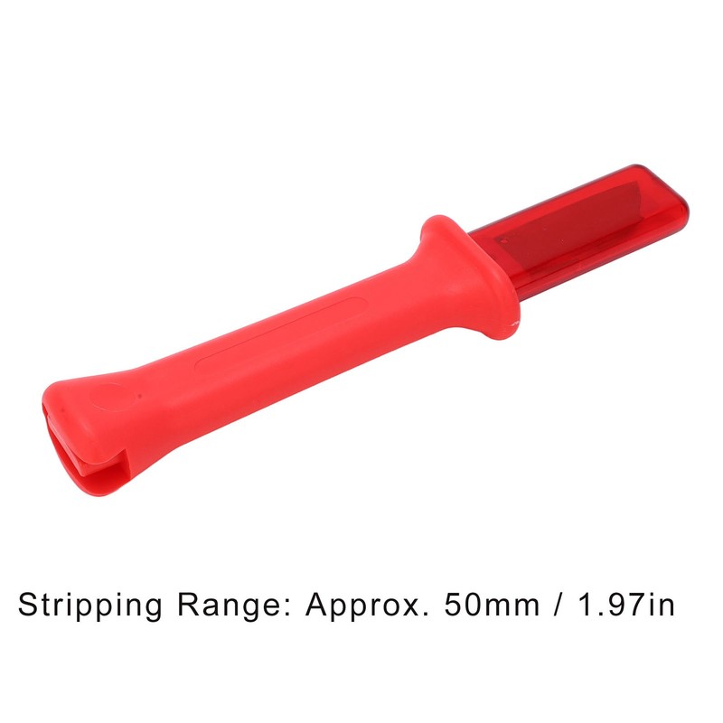 Cable Splicing Knife Ergonomic Wire Stripper Cutter 50mm Hand Tool