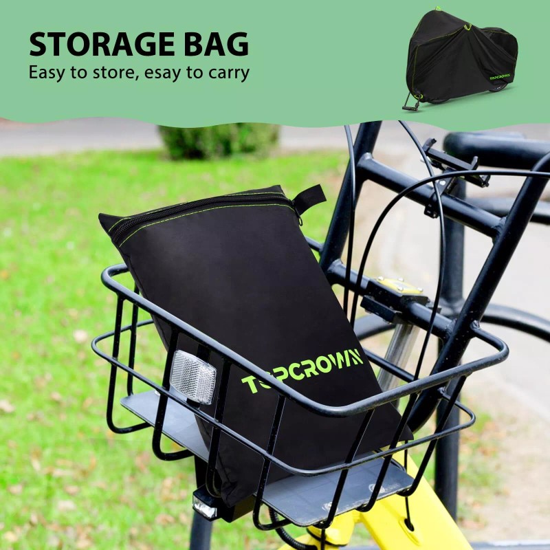 Topcrown Bike Cover Waterproof Outdoor Storage For 1/2/3 Bikes, Bicycl &ndash